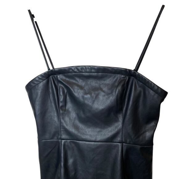 NA-KD Faux Leather Mini Dress - Picture 2 of 4